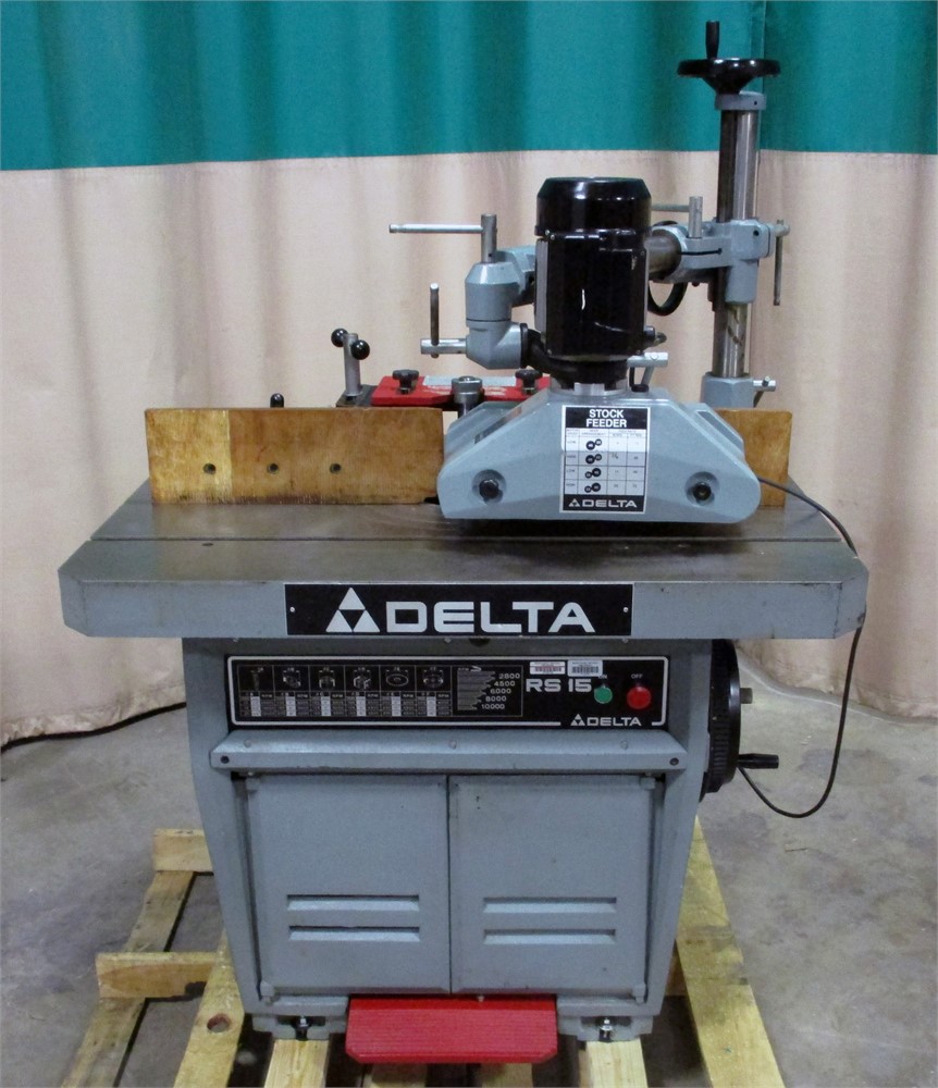Delta "RS15" Shaper with Power feeder