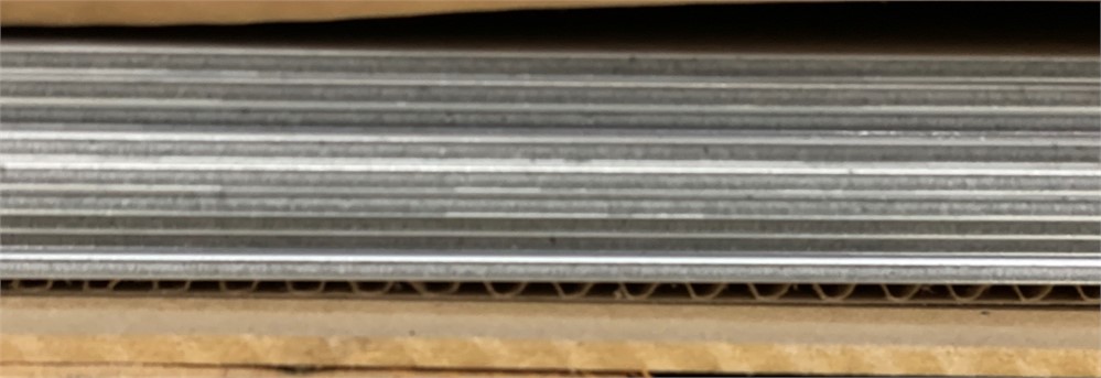 Pallet of Aluminum Sheets
