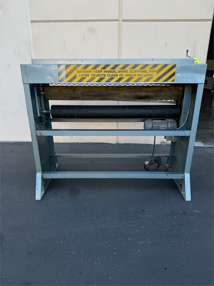 Mar-Bel "PR-6" Pinch Roller machine