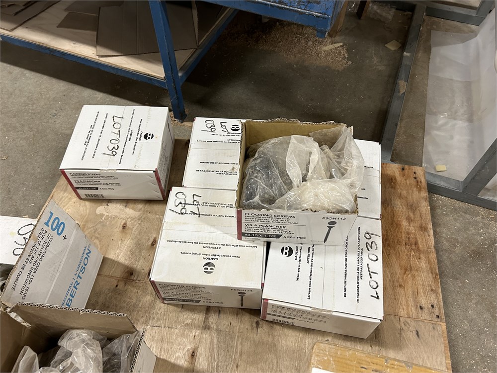 (6) Boxes of "Flooring" Screws - Concord, ON