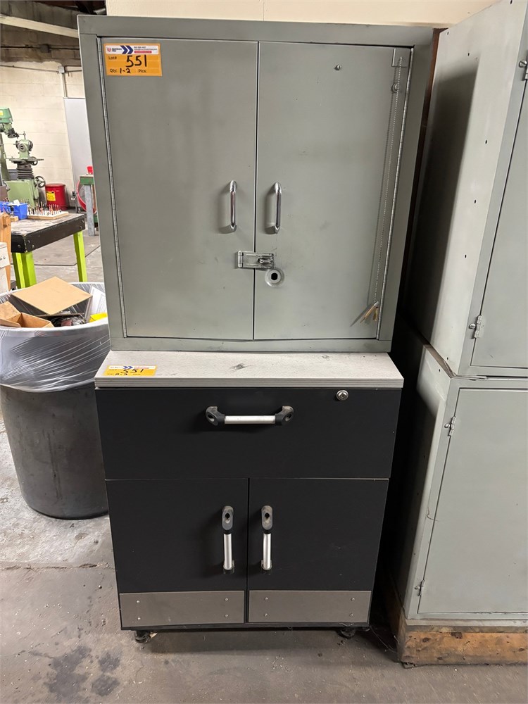 Lot of cabinets & Contents (Qty2) as pictured