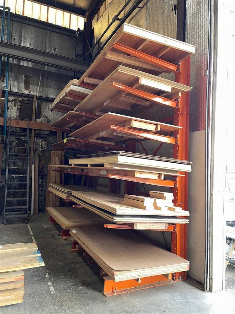 Two (2) Cantilever Rack Vertical Stands