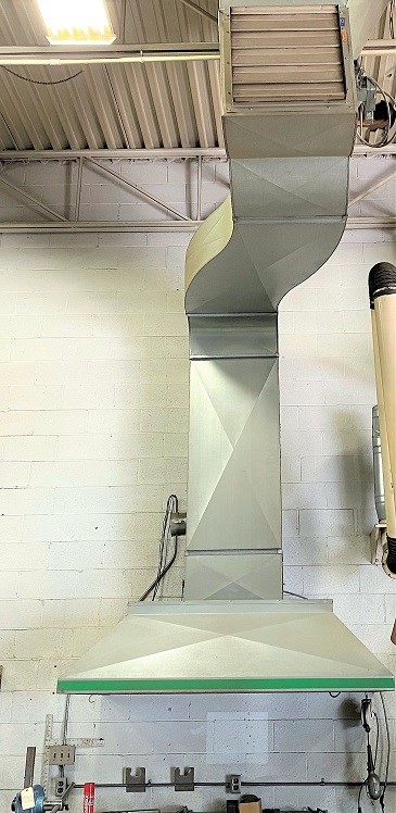 DUST EXTRACTION HOOD UNIT WITH EXHAUST FAN * 72" x  46"