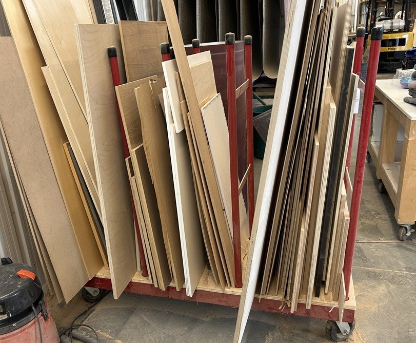 Red "Material" Transfer Cart - Durham, ON