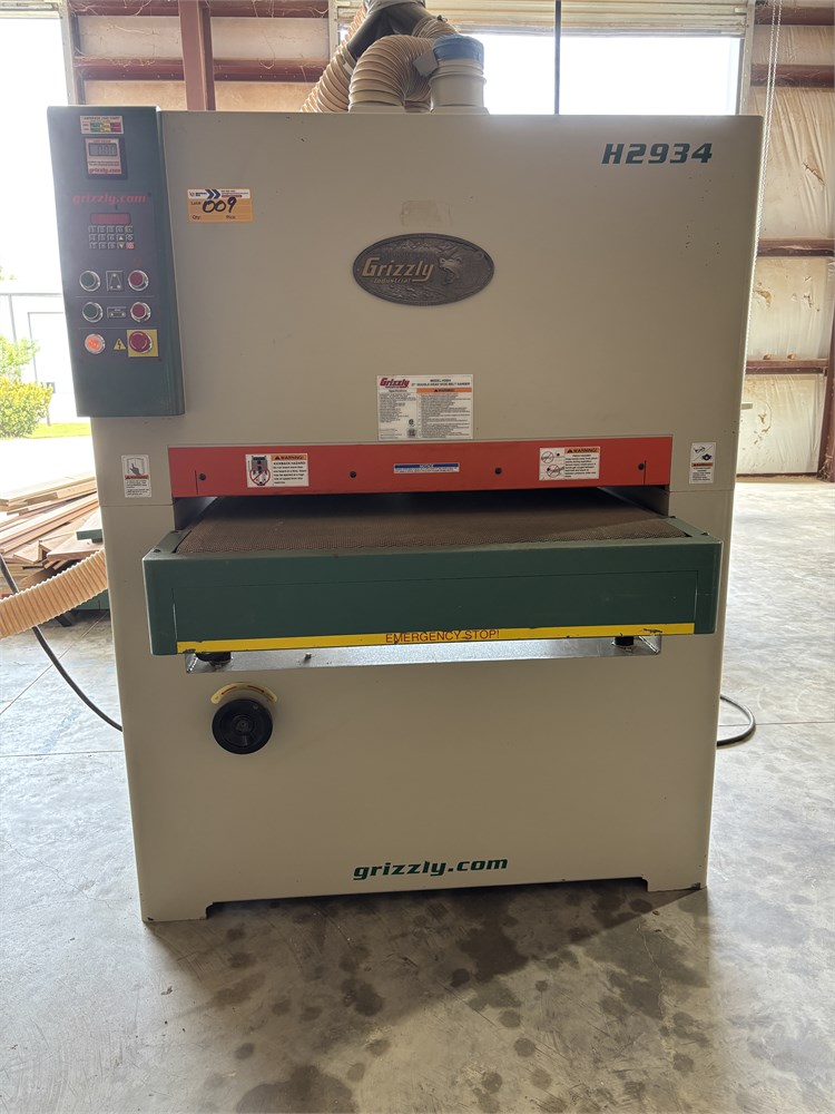 Grizzly "H2934" 36 1/2" Double Wide-Belt Sander
