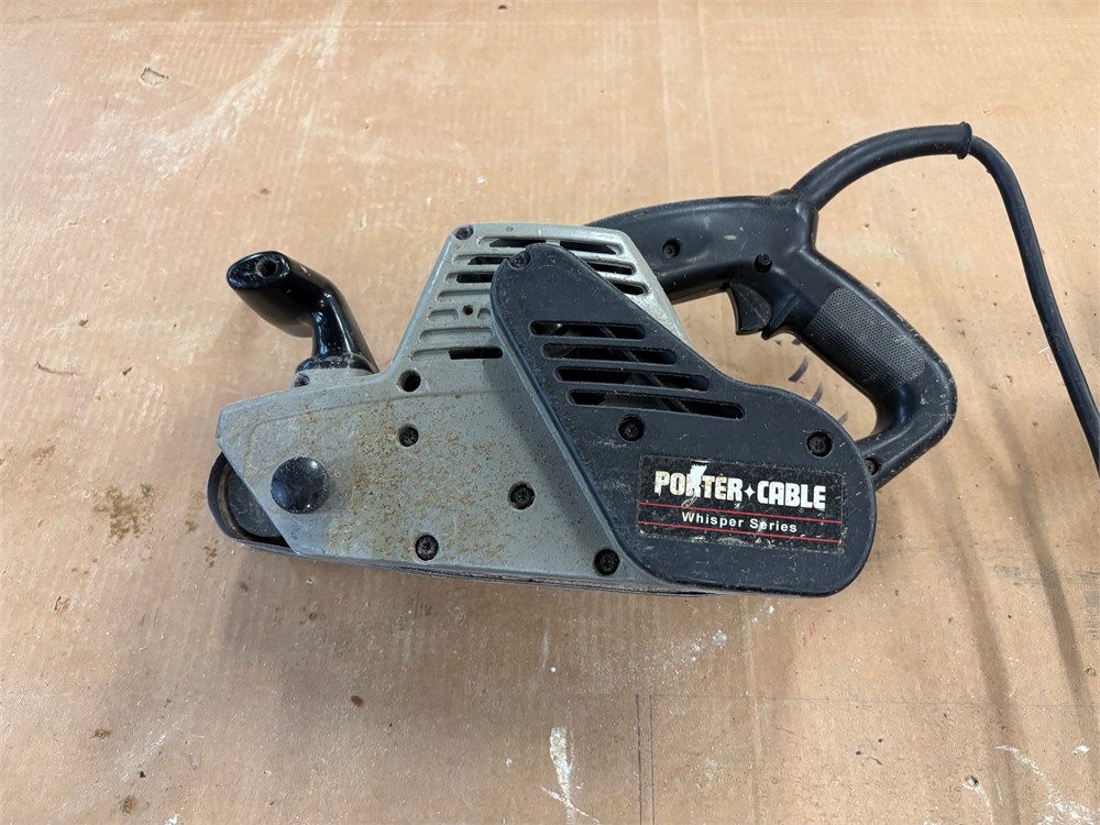 Lot of (2) Porter Cable Belt Sander as pictured