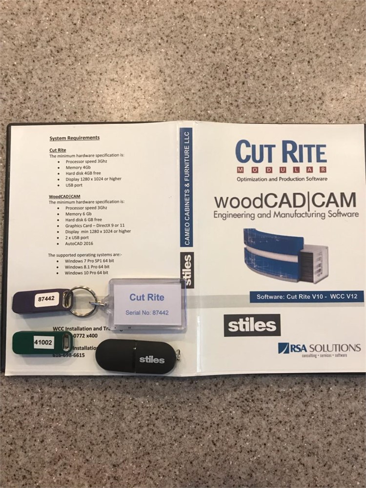 Cut Rite and Wood CAD/CAM Modular Optimization and Production Software