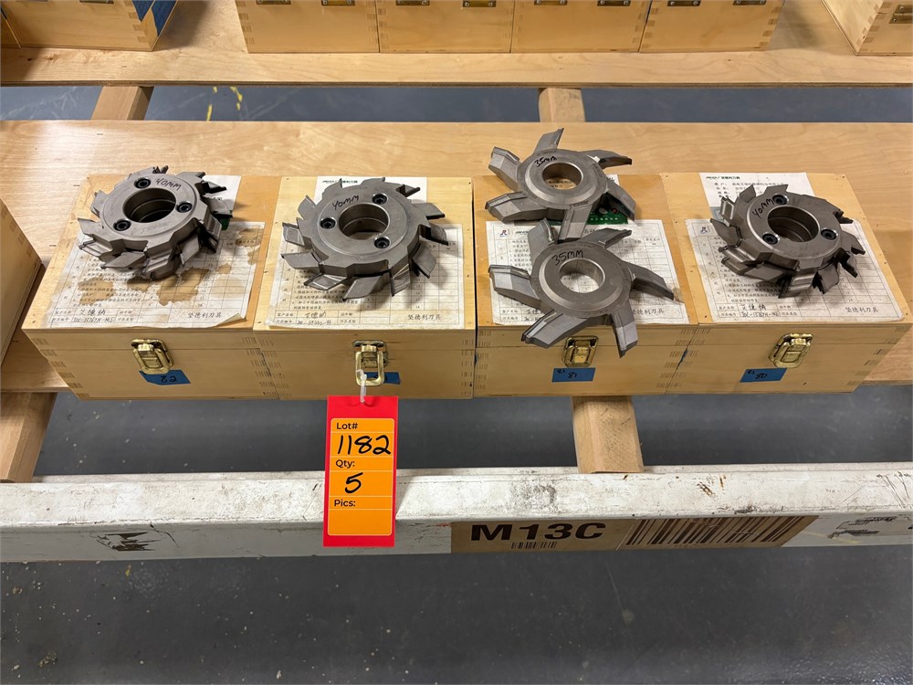 Lot of Cutter Heads - Qty (5) - as pictured