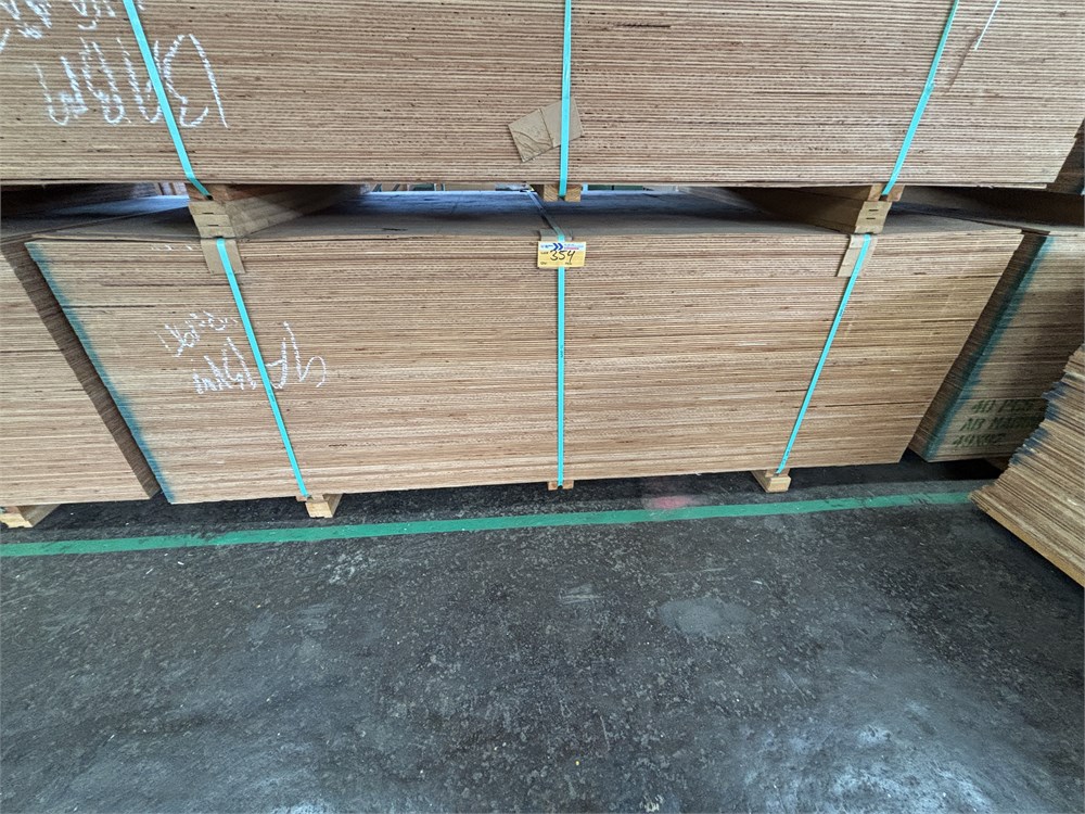 (60) Sheets of Marine Grade Plywood