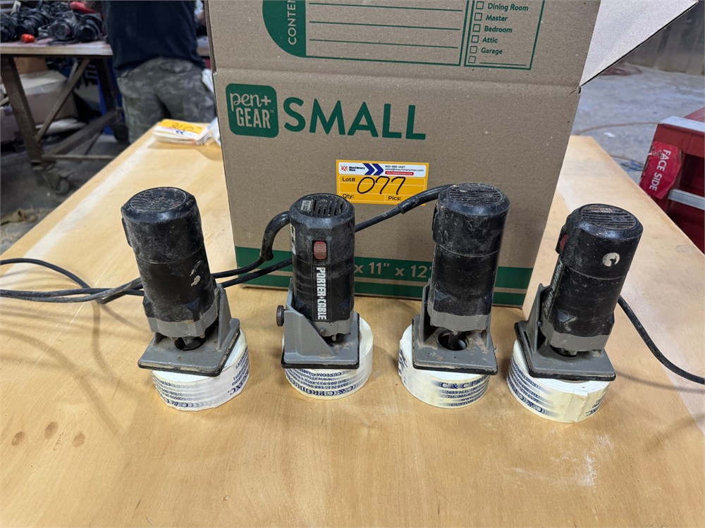 Porter Cable Trim Routers Qty. (4)