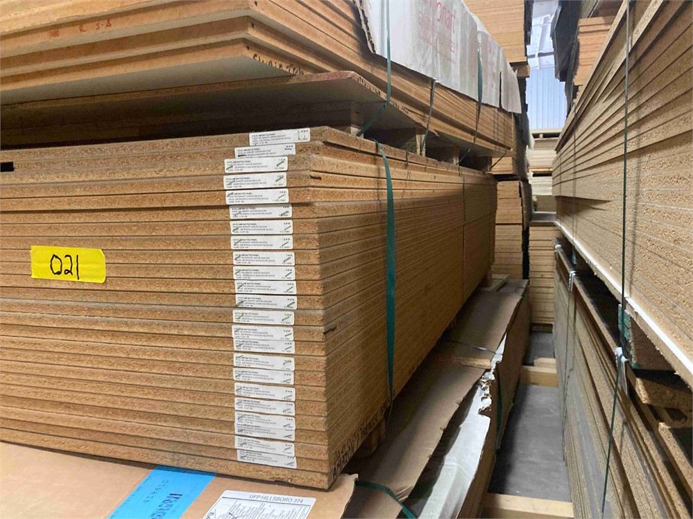 Laminated Particleboard Panels, Quantity = 23