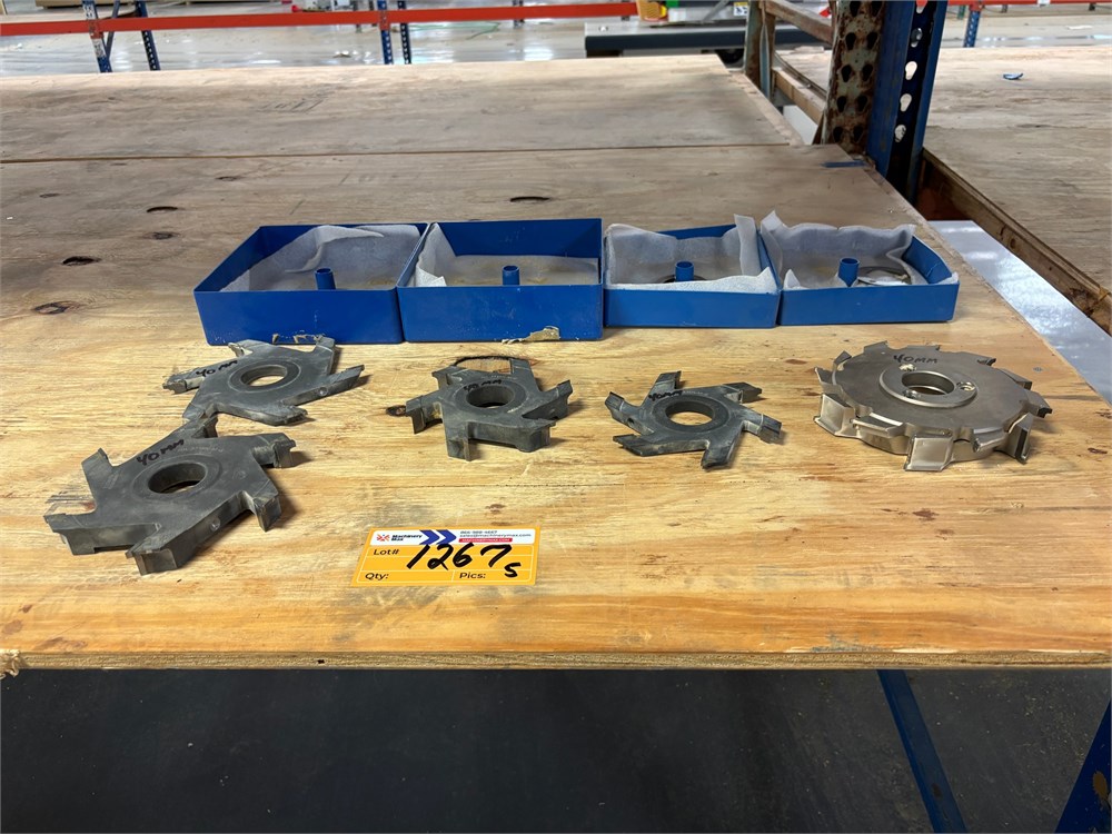Lot of Cutter Heads - Qty (5) - as pictured