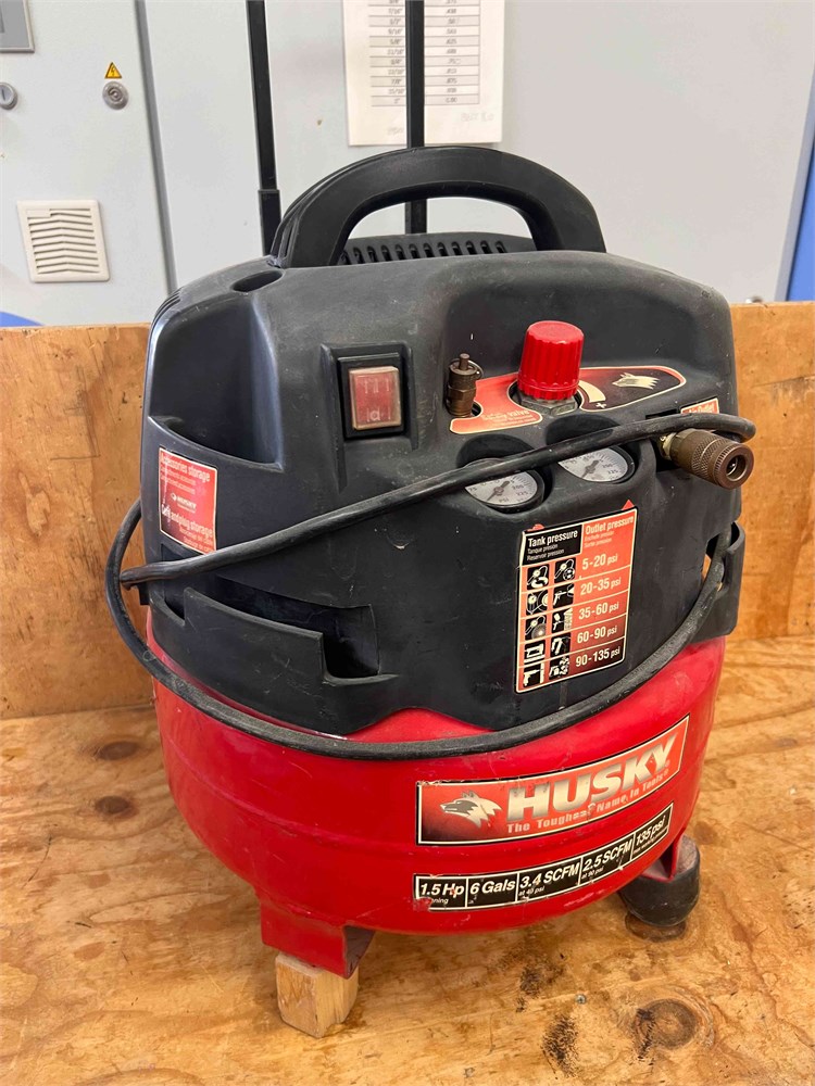 Husky portable air compressor