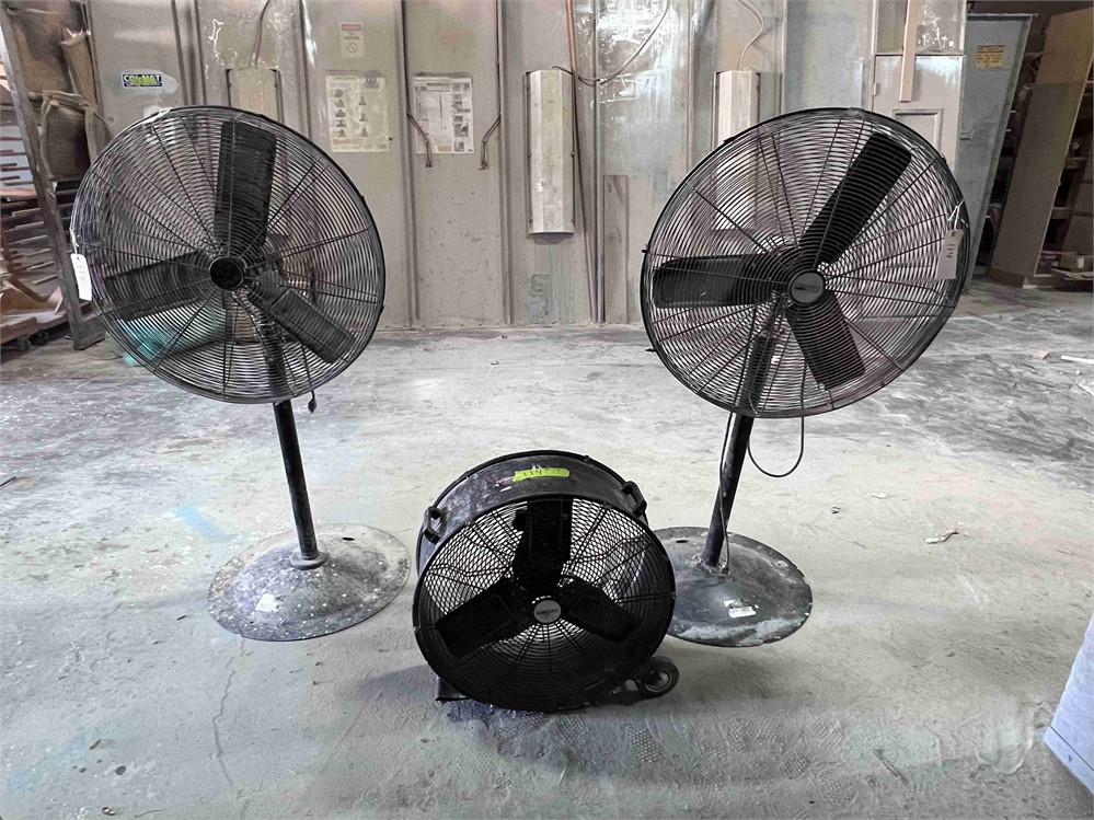 Three (3) Shop Fans