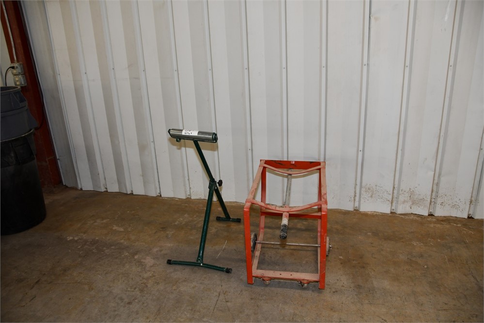 Barrel cart and roller stand