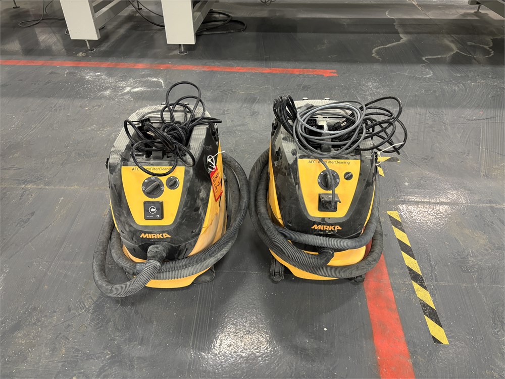 (2) Mirka "DE 1230 Hepa AFC" Shop Vacuums