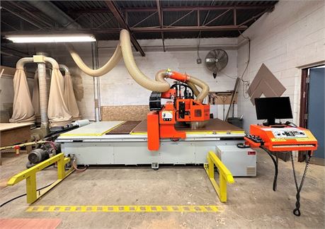 OmniTech "Selexx/Pal" CNC Router - (3) 3 Axis, 5' x 10' Table, 240/480/575V