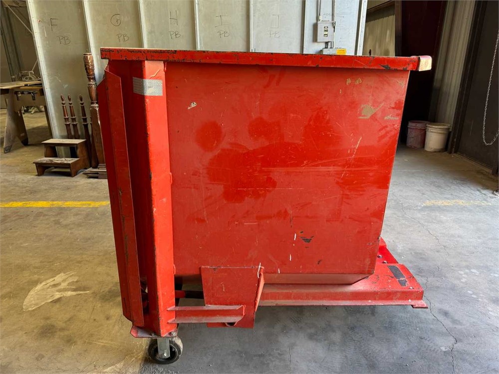 Lacey-Harmer "150 Orange Box" Forkliftable Dump Bin