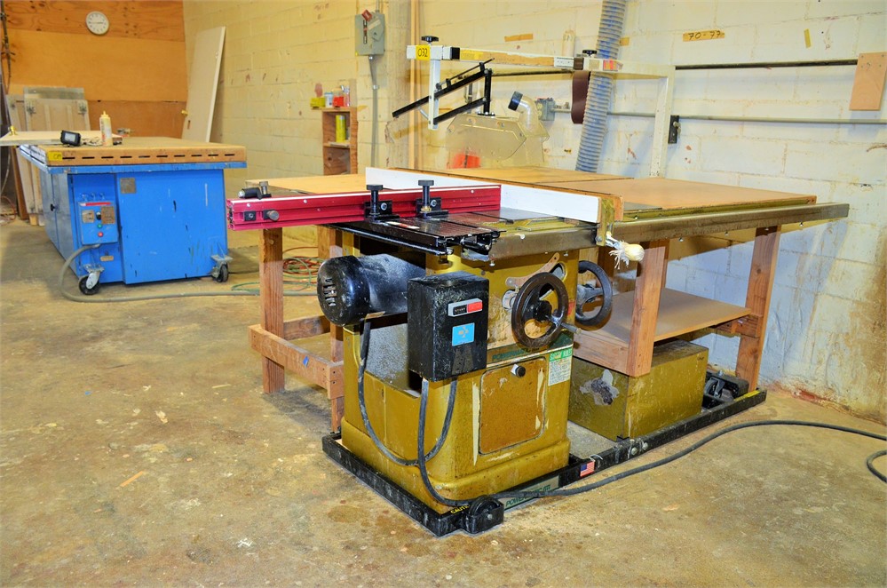 Powermatic "66" table saw - Sliding Table Attachment