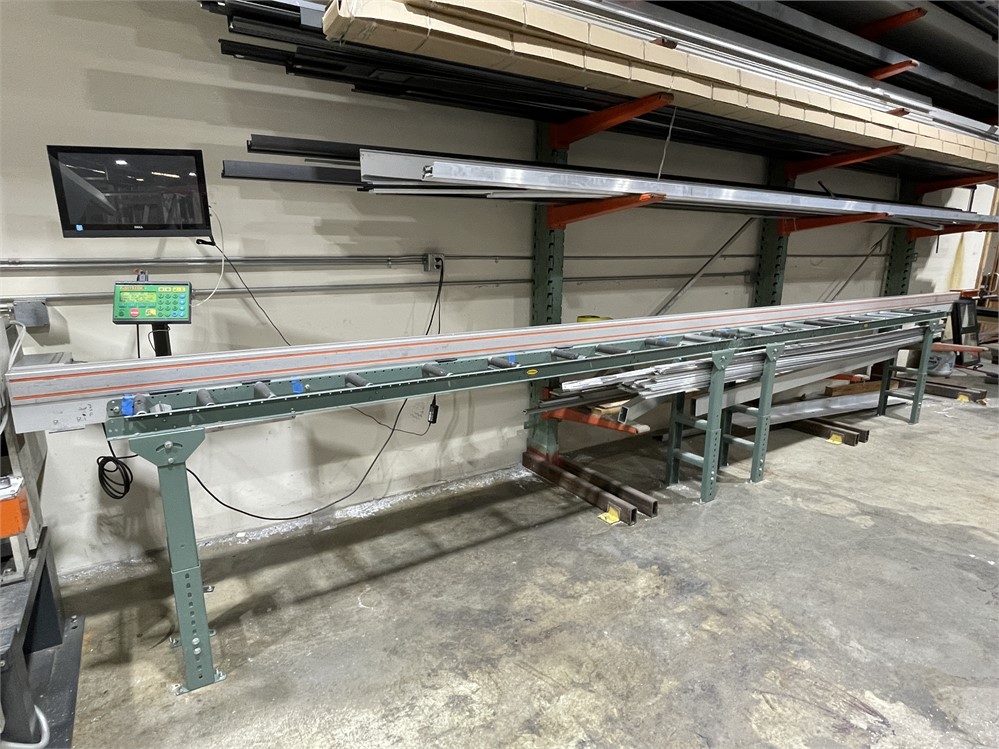 TigerStop "TS-24" Automated Stop/Positioner with Hytrol "LS-7" Conveyor Section