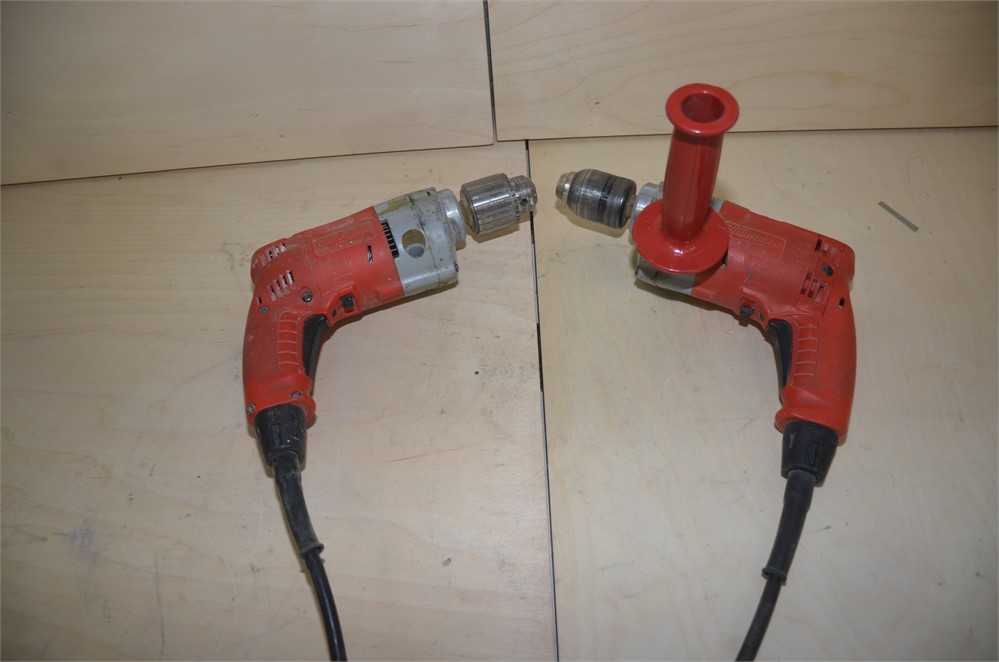 Milwaukee electric drills Qty (2)