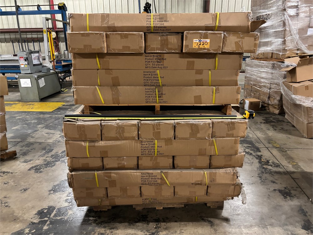 Lot of (2)Pallets of Metal Rods