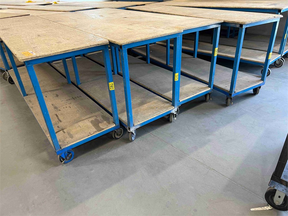 Lot of Rolling Tables - Qty (4)