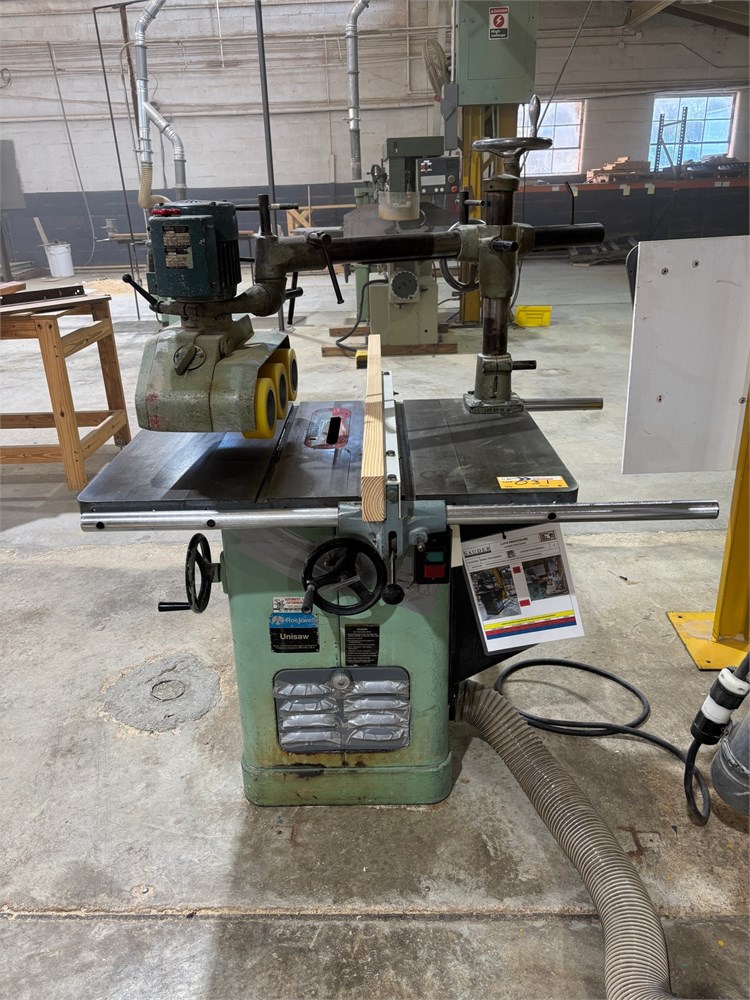 Rockwell Unisaw "34-771" Table Saw w/Holz-Her Feeder