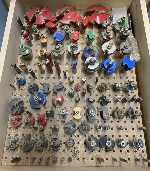 Lot of "Router" Bits  -  Approx 130 Bits - Collingwood, ON