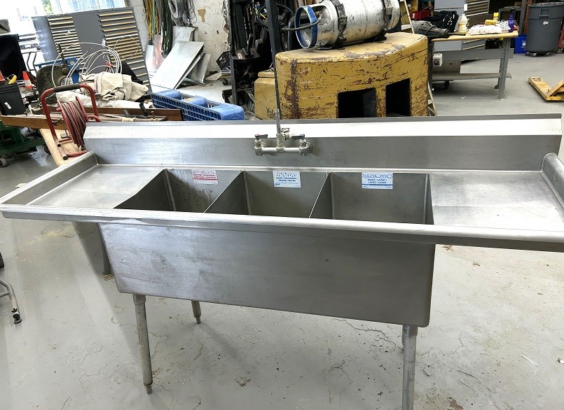 Duke "Stainless Triple" Sink - Mississauga, ON