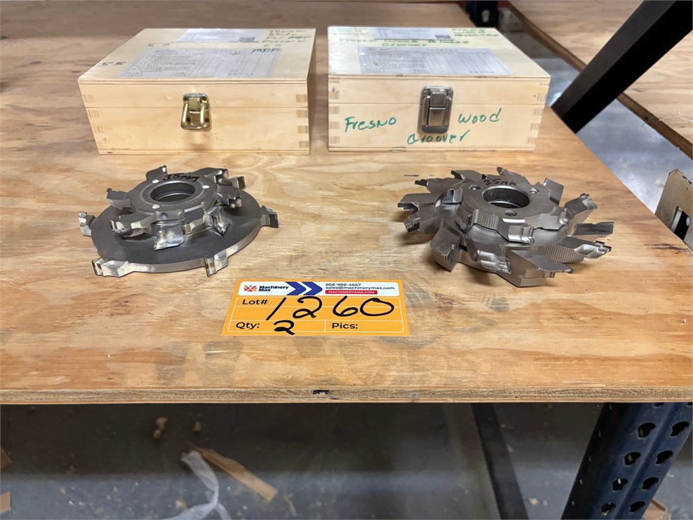 Lot of Cutter Heads - Qty (2) - as pictured