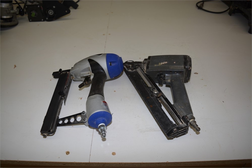 Two (2) Senco Pneumatic Staple Guns