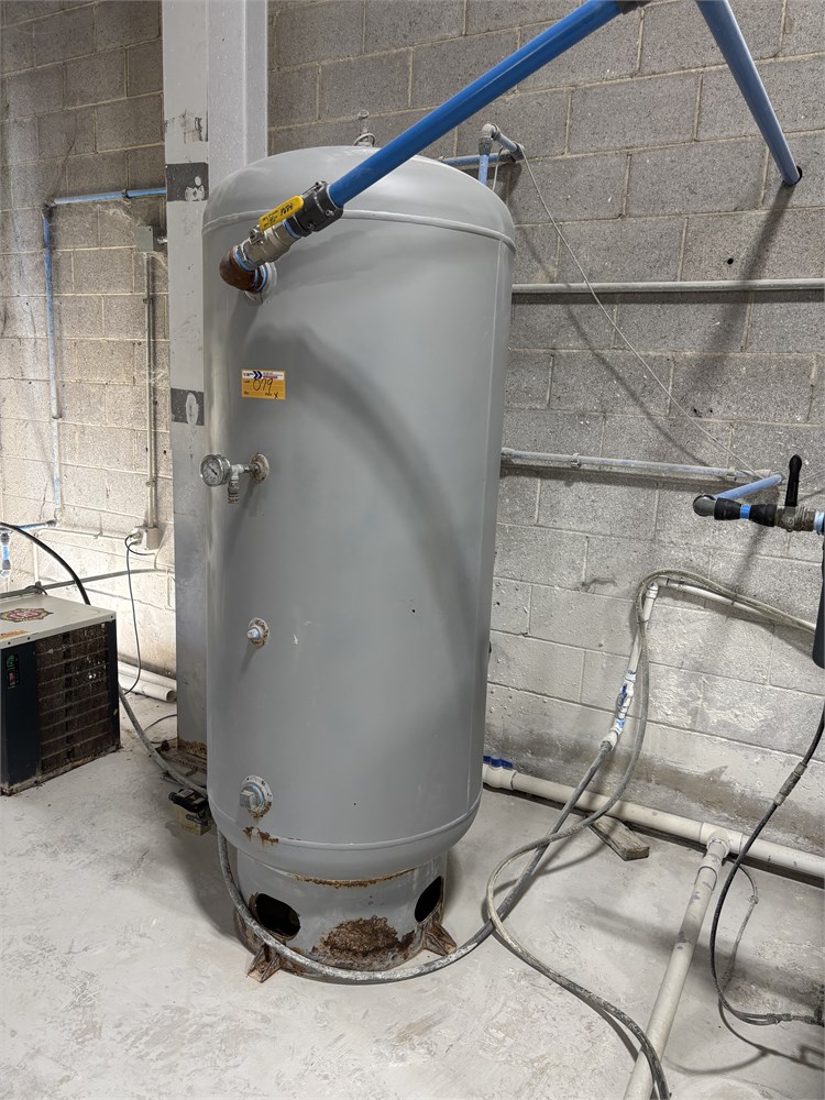 Gray Compressed Air Storage Tank