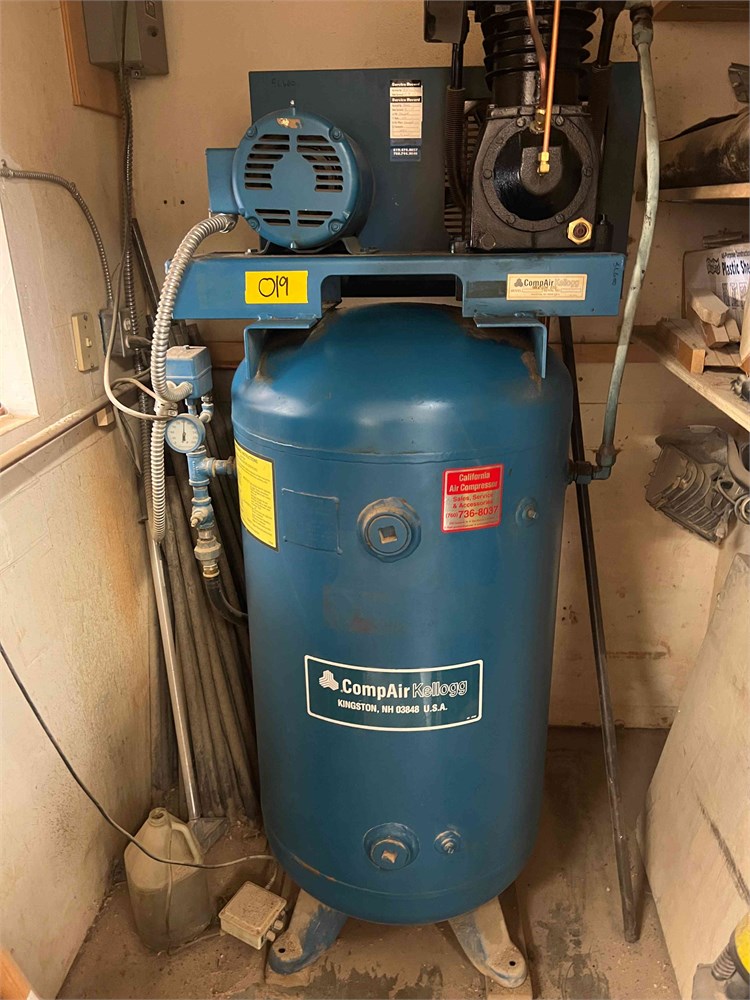 CompAir vertical air compressor