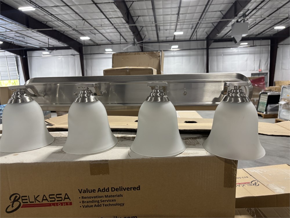 Pallet of 4-Light Vanity Lights - as pictured