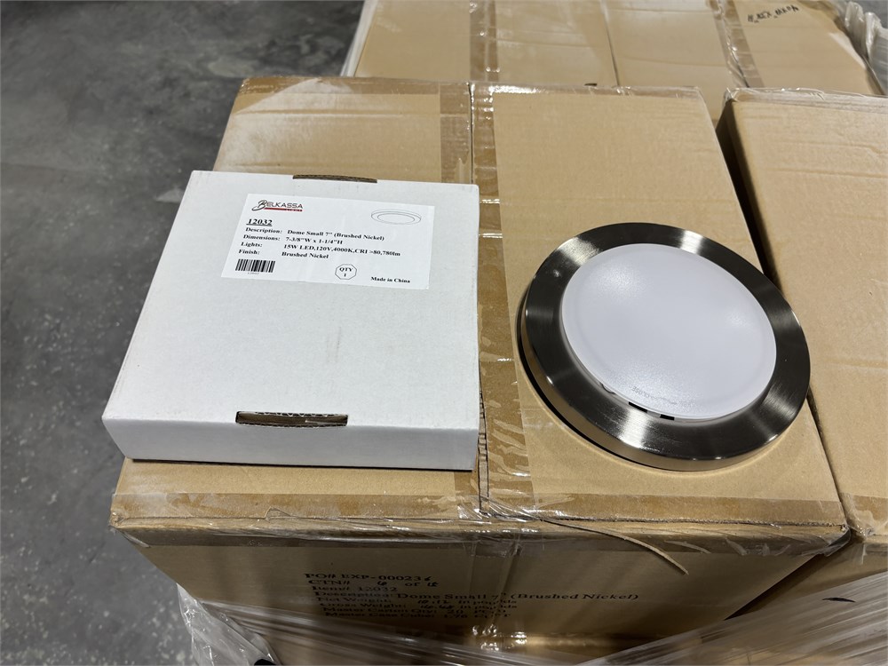 Pallet of Dome Lights 7"- as pictured