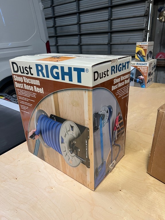 Dust Right® Shop Vacuum Hose Reel