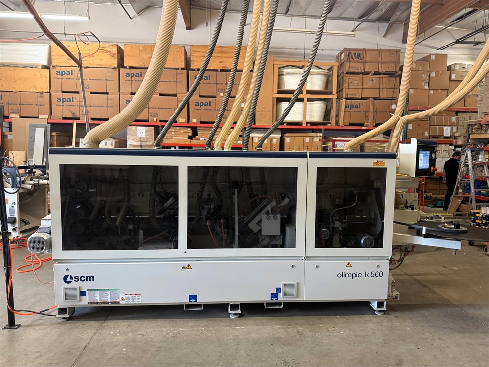 SCMI "Olimpic K 560" Edgebander - Pre-mill & Corner Rounding
