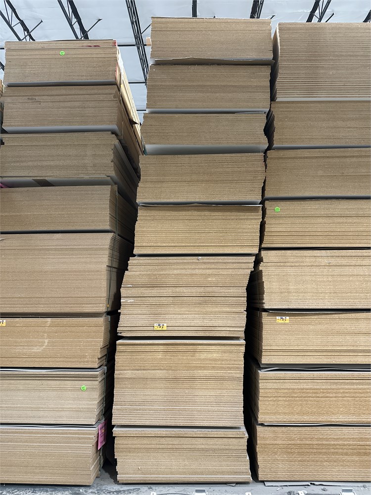 (8) Bundles of Particleboard Panels