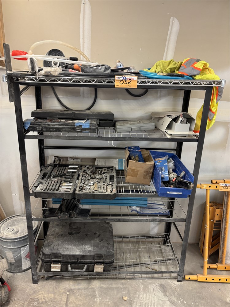Storage Shelf w/Contents