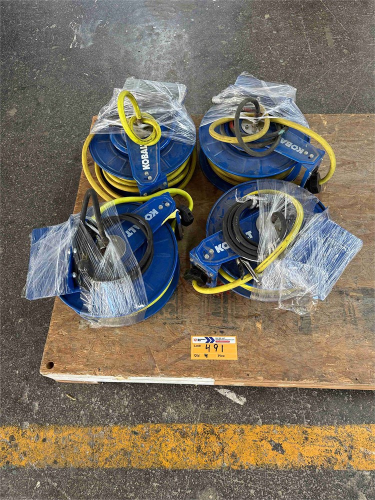 Pneumatic Hose Reels Qty. (4)