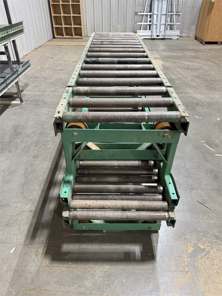 (4) Buschman Roller Conveyors