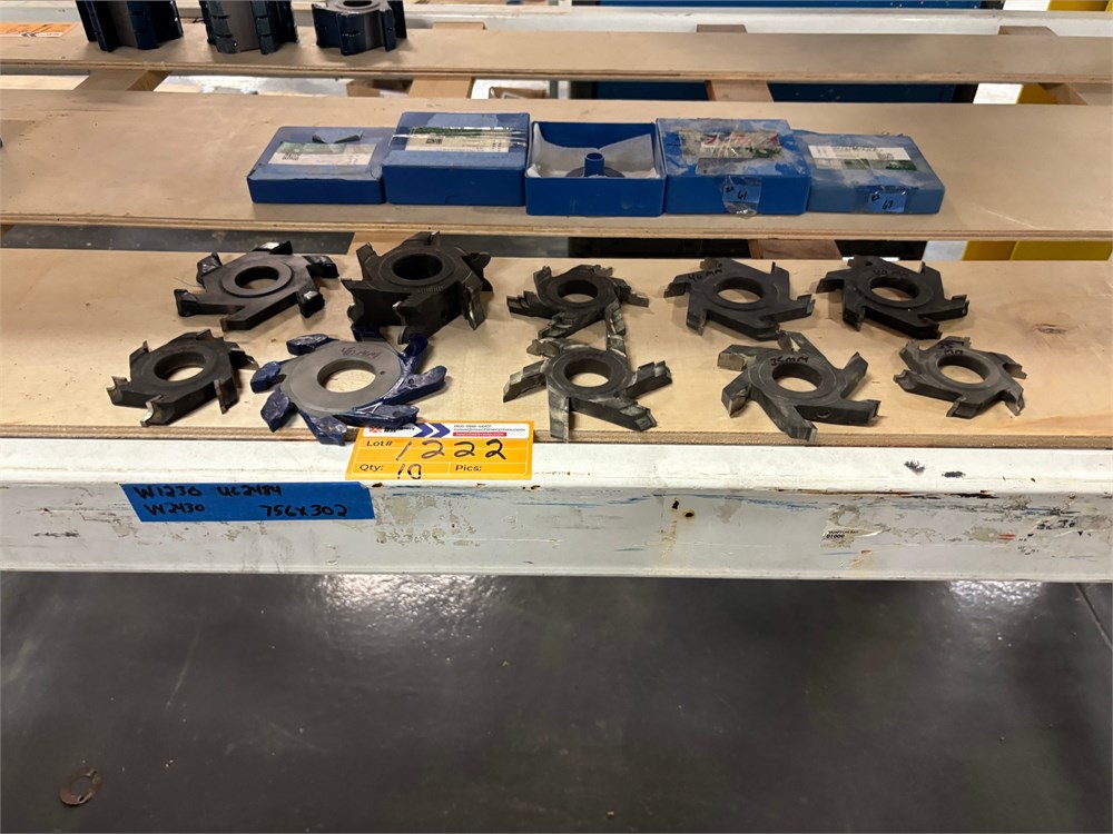 Lot of Cutter Heads - Qty (10) - as pictured