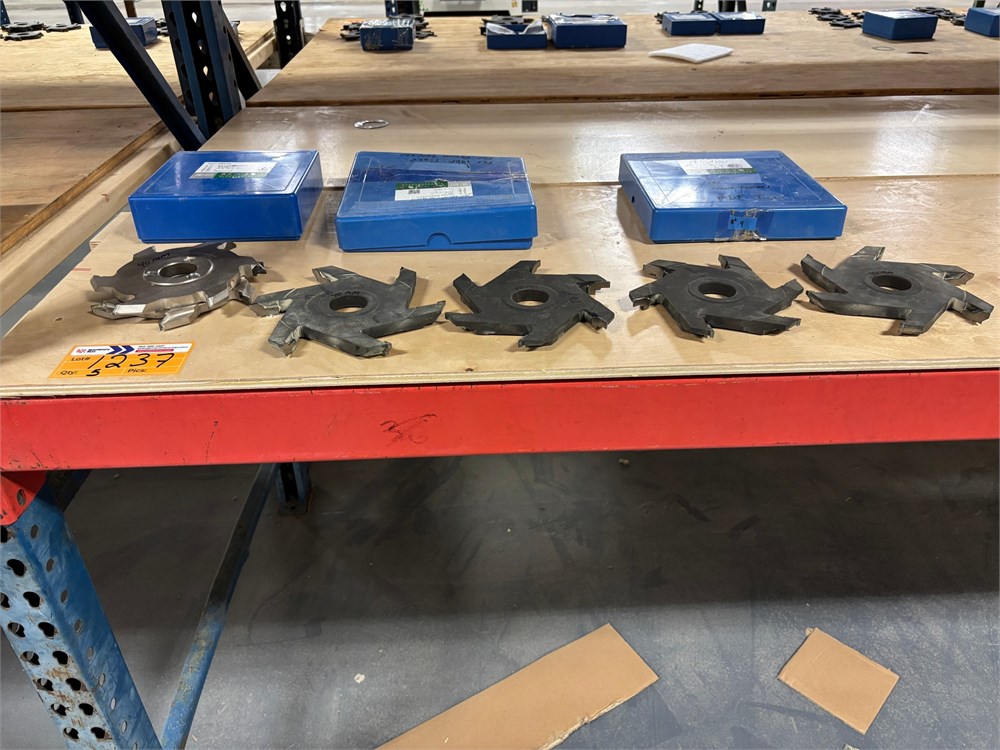 Lot of Cutter Heads - Qty (5) - as pictured