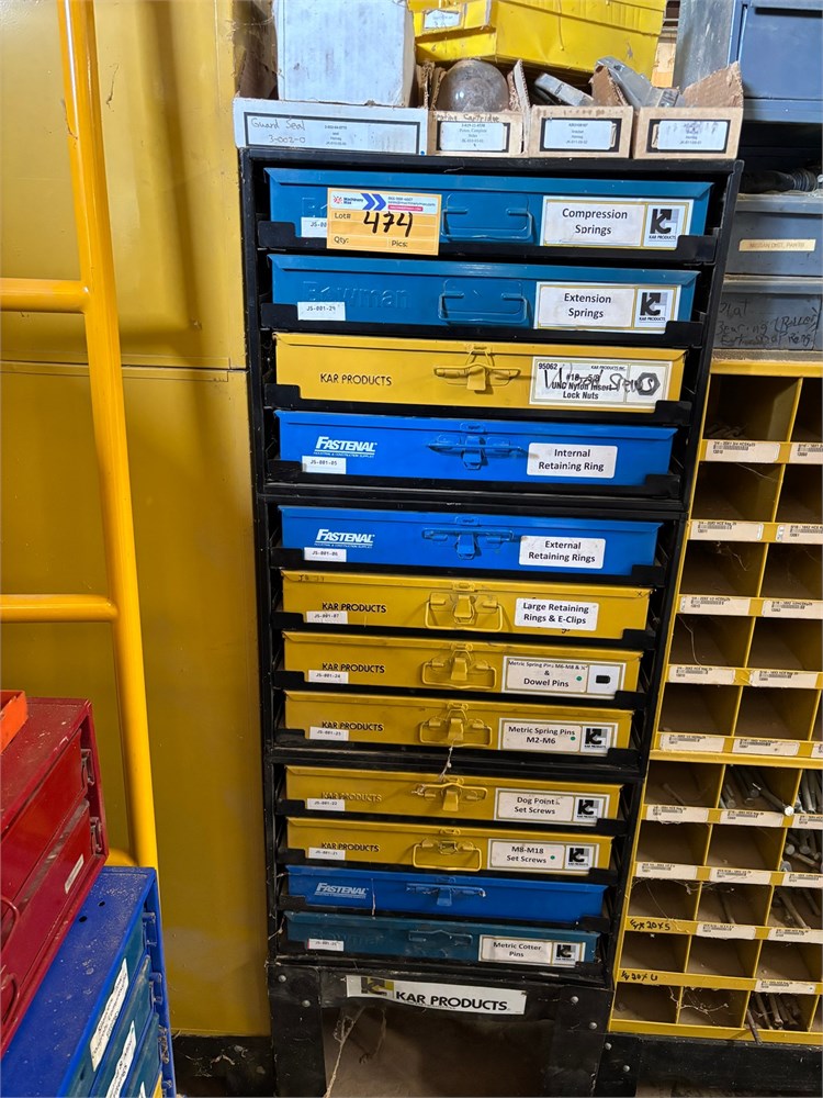 Kar Hardware Bins & Contents as pictures