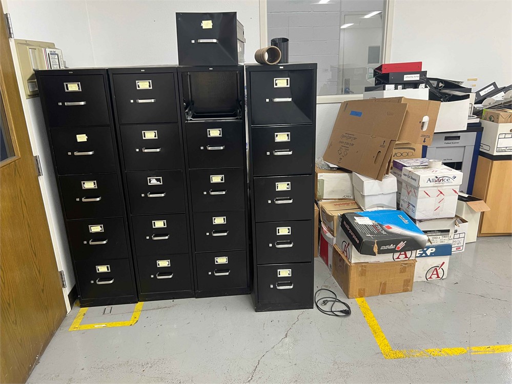 File cabinets & room contents