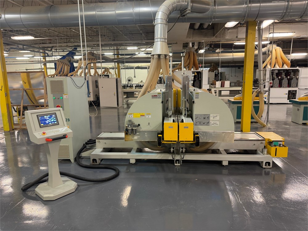 MAS "MDK2212B" NC Double Side Four Spindle Tenoner