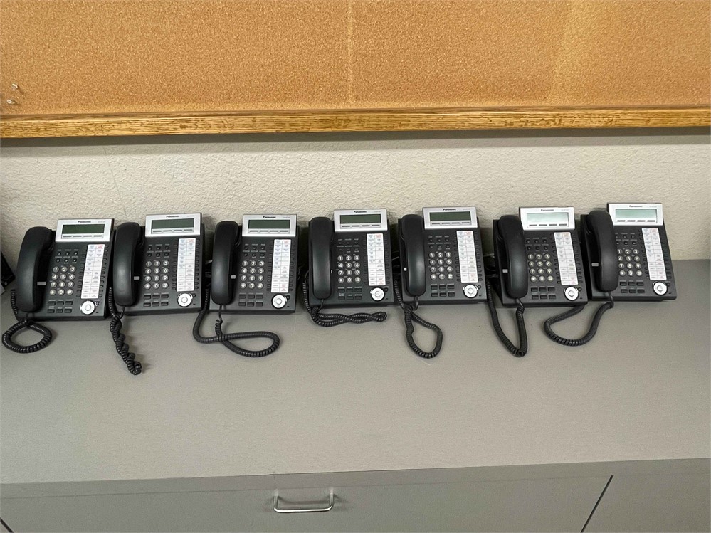 Seven (7) Panasonic Office Phones