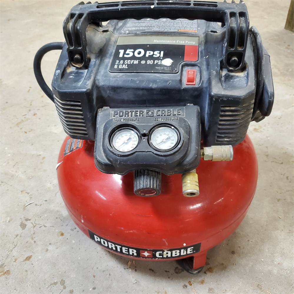 Porter Cable 6 Gallon Portable Air Compressor 150 PSI