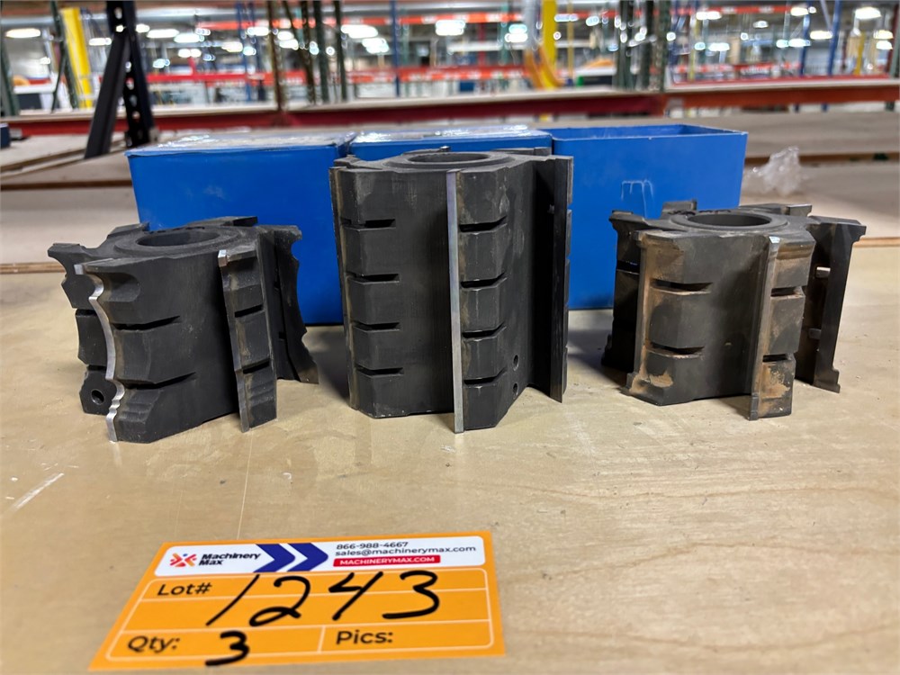 Lot of Cutter Heads - Qty (3) - as pictured